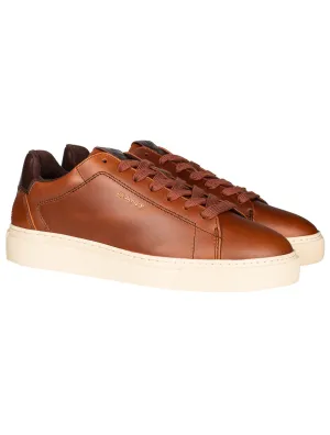 Mc Julien Sneakers en cuir cognac