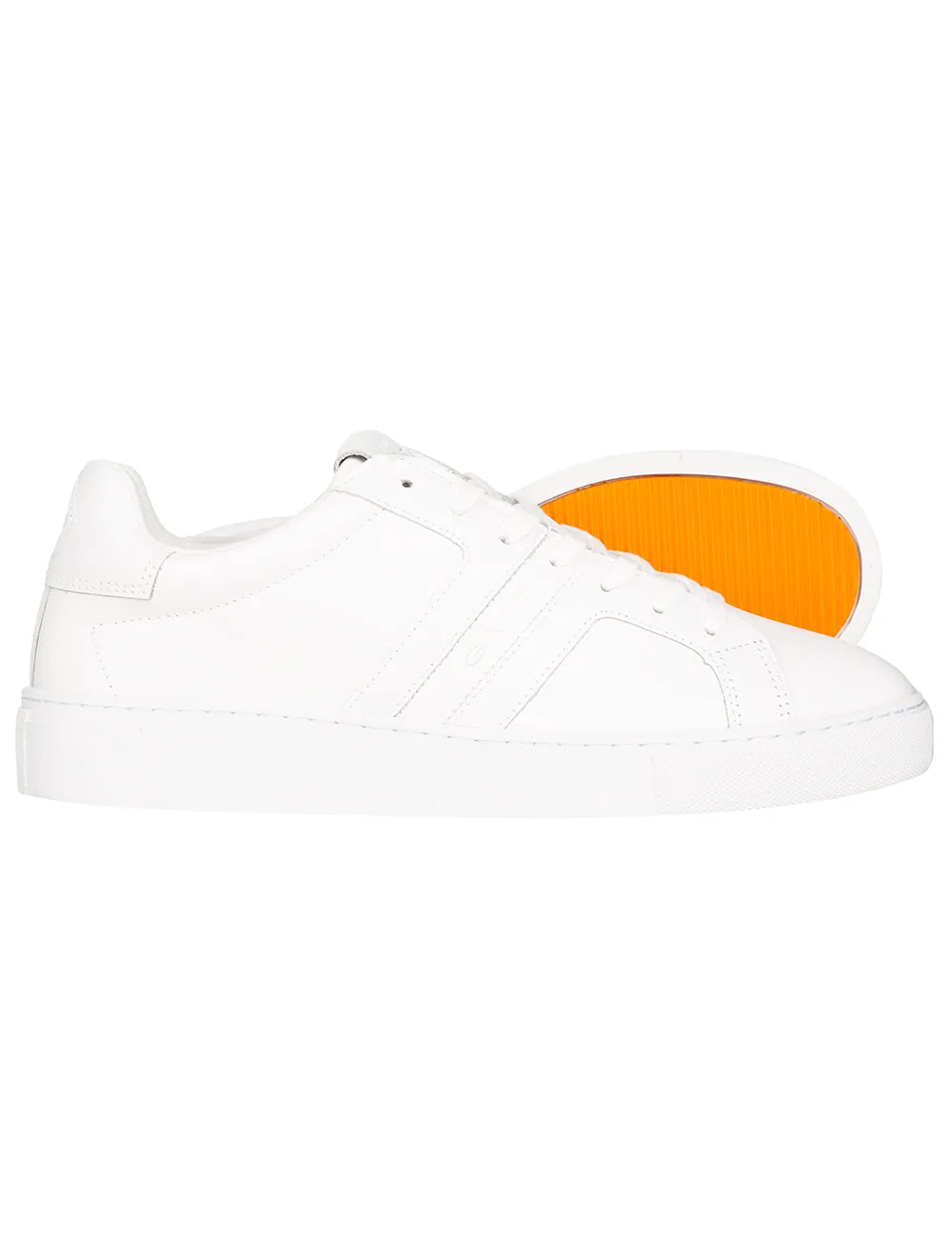 McJulien Basket en Cuir Blanc
