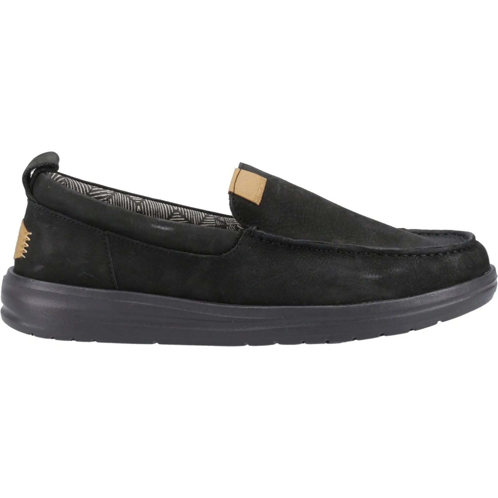 Chaussures Heydude 40173 Wally Grip Moc en cuir craft pour homme - Noir
