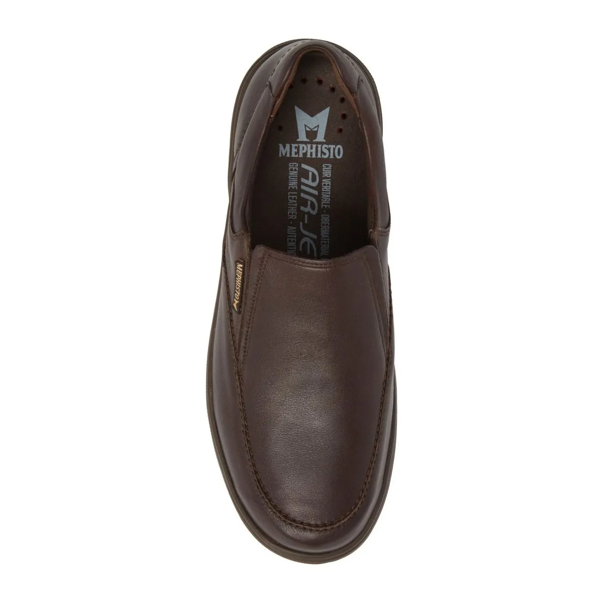 Mephisto Hommes Davy Marron Foncé Rio Imperméable