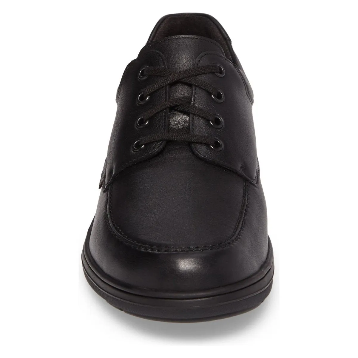 Mephisto DoukHydroProtect Derby à Bout Rond Homme Noir Imperméable