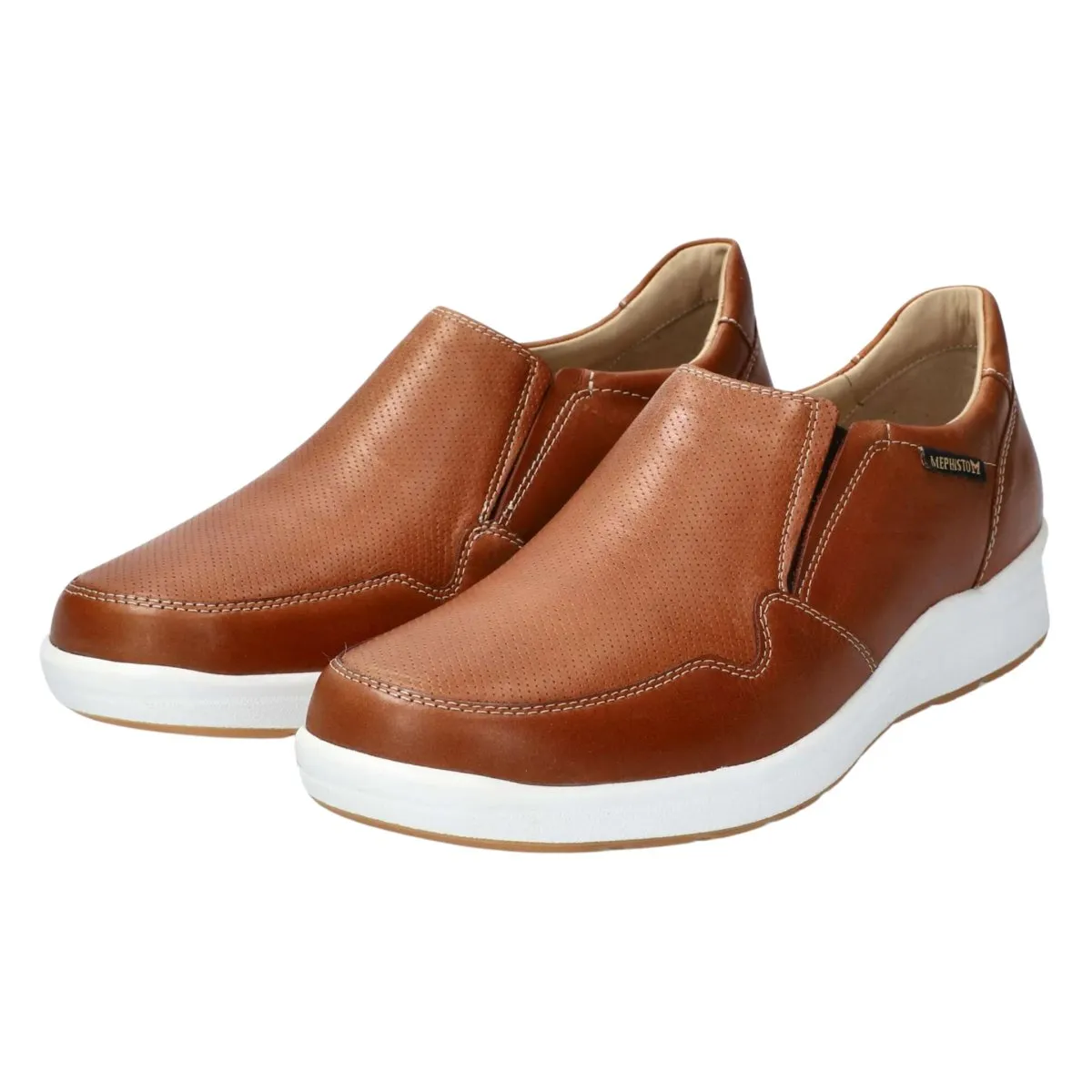 Mephisto Hommes Valter Cuir Noisette