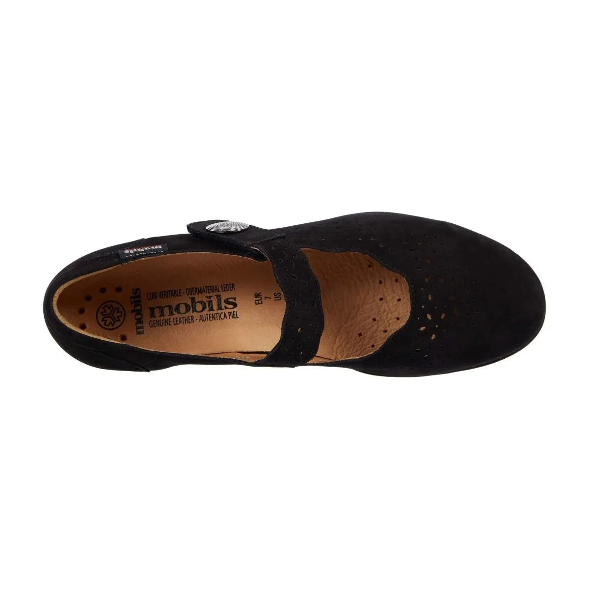 Mephisto Mobils Femmes Fabienne Noir Nubuck