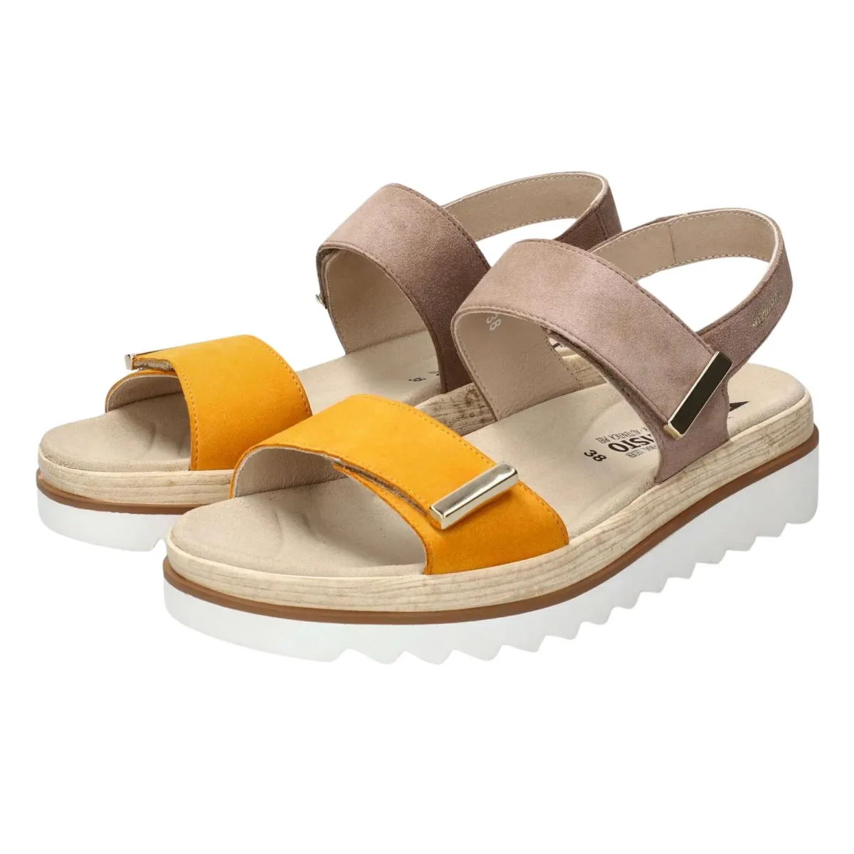 Mephisto Femmes Dominica Cuir Mangue