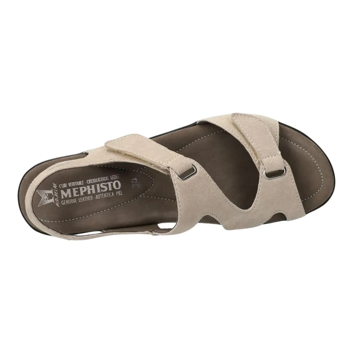 Mephisto Femmes Paris Light Taupe Liam Cuir