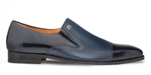 Chaussure Mezlan Milani sans lacets Bleue