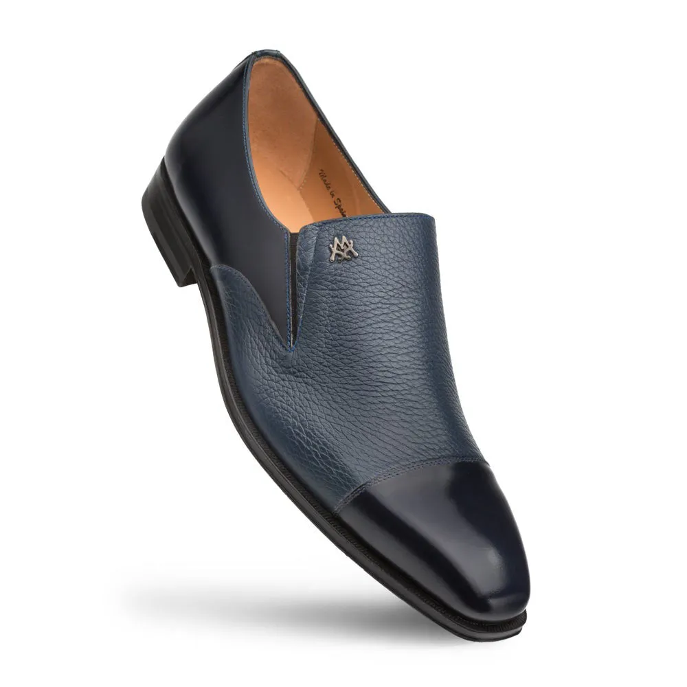 Chaussure Mezlan Milani sans lacets Bleue