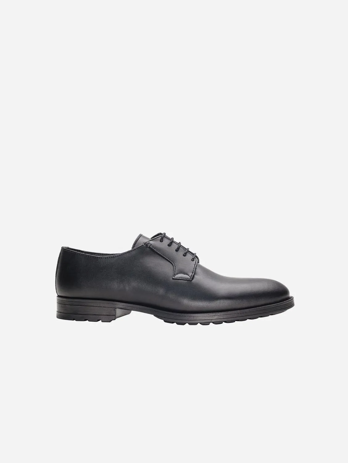 Chaussures Blucher en Cuir Végan pour Homme Mikel | Noir