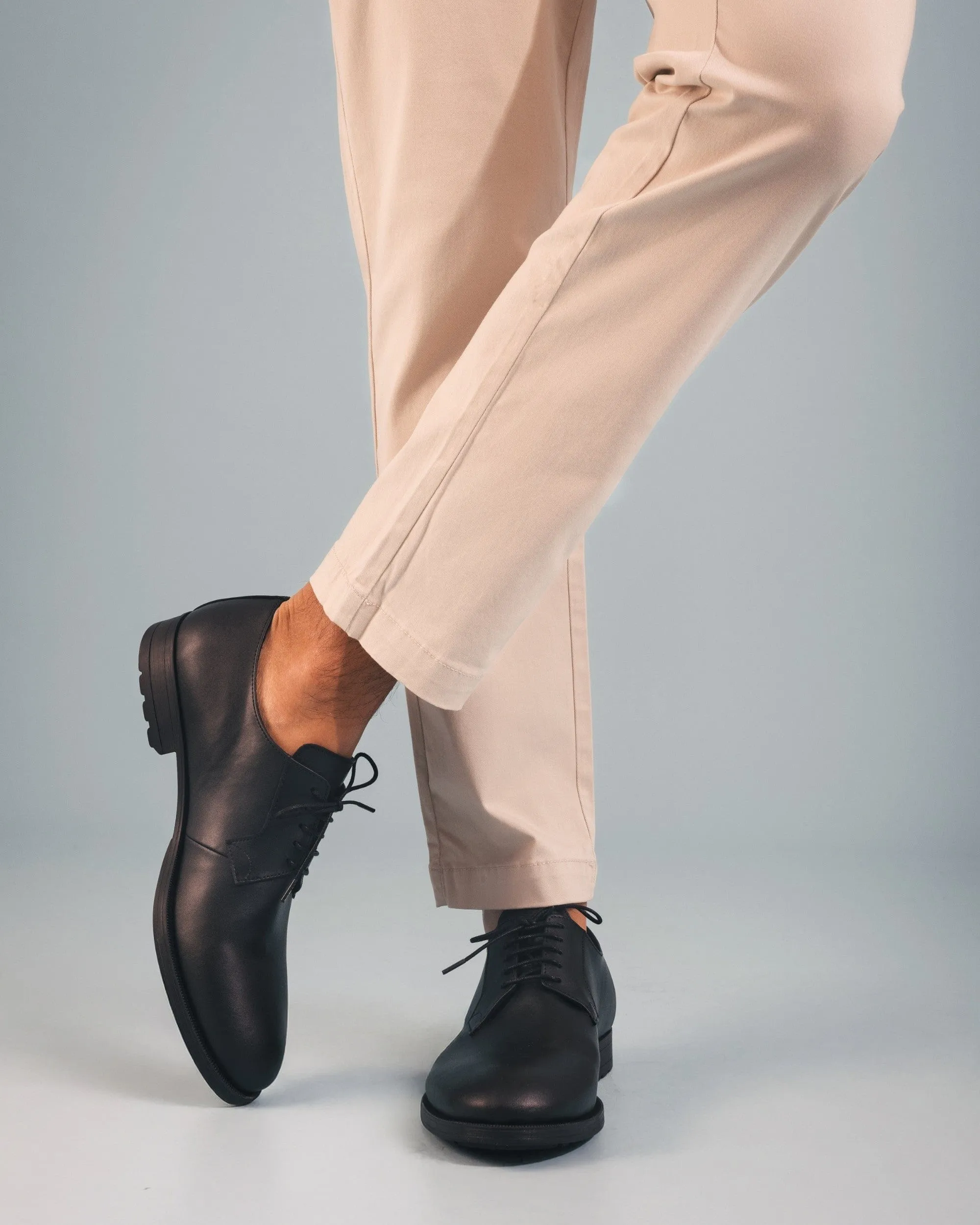 Chaussures Blucher en Cuir Végan pour Homme Mikel | Noir