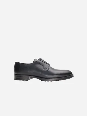 Chaussures Blucher en Cuir Végan pour Homme Mikel | Noir