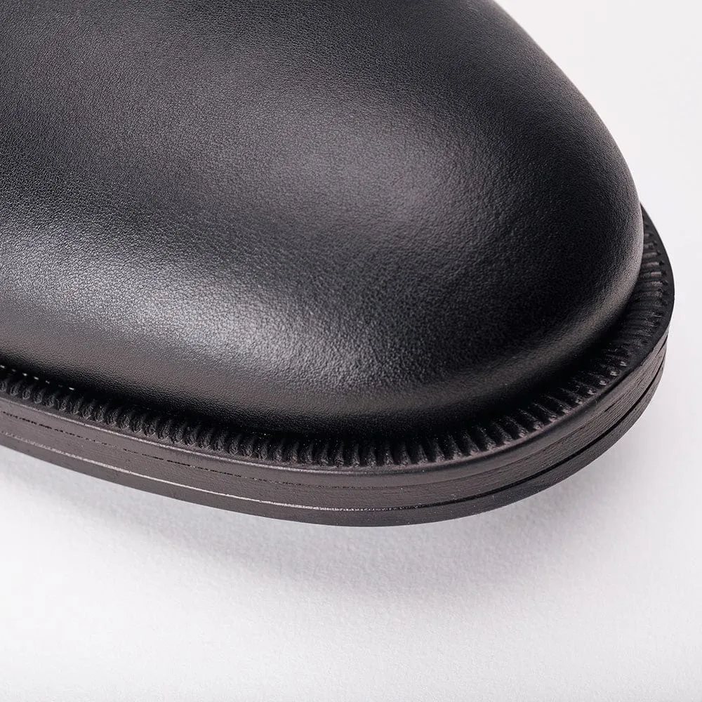 Chaussures Blucher en Cuir Végan pour Homme Mikel | Noir