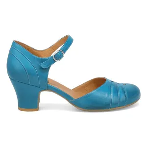 Miz Mooz Femme Frenchy Marine en Cuir