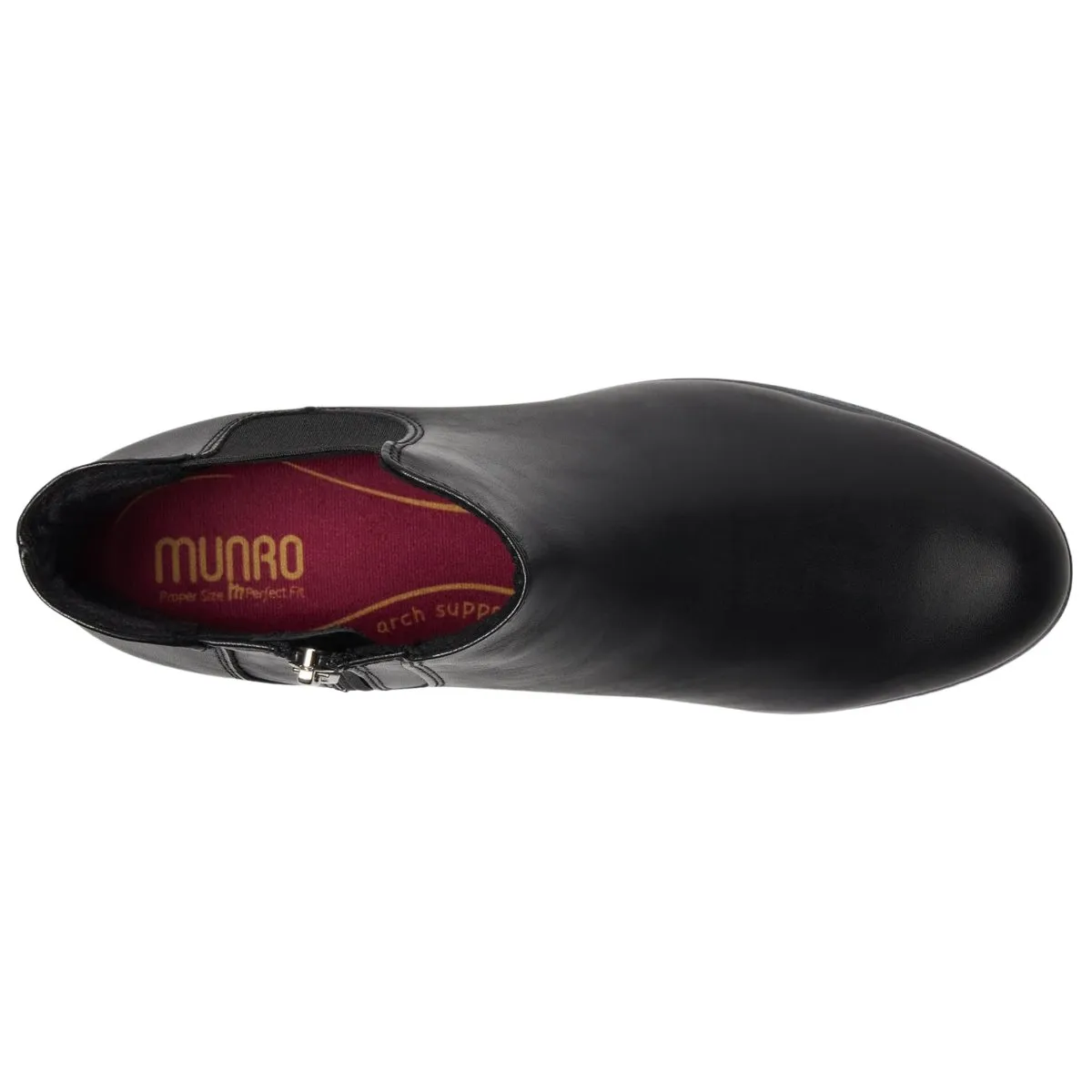 Munro Femmes Leighton Veau Noir