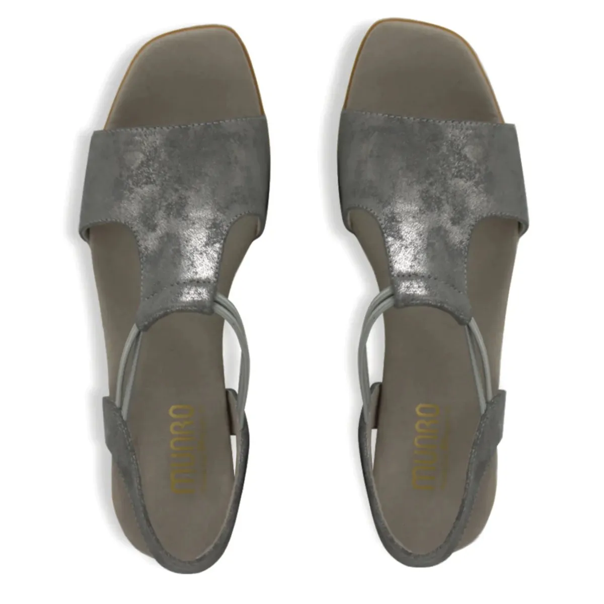 Munro Femme Susan Métallisé Gunmetal