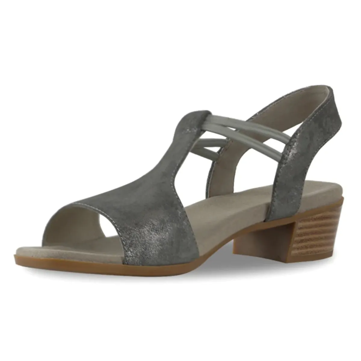 Munro Femme Susan Métallisé Gunmetal