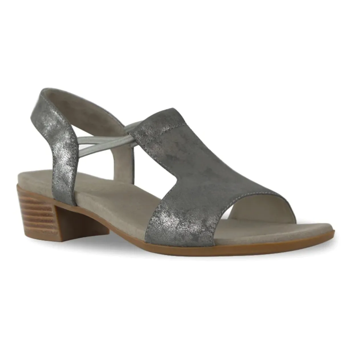 Munro Femme Susan Métallisé Gunmetal