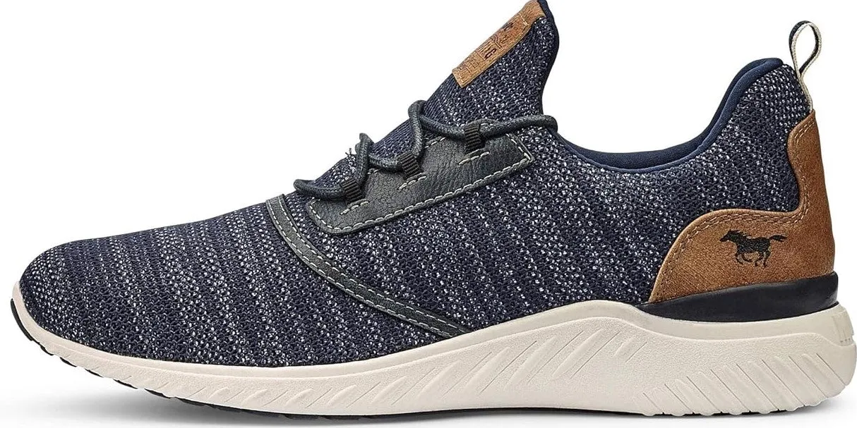 Mustang Mesh Style Chaussures de Course Légères Marine