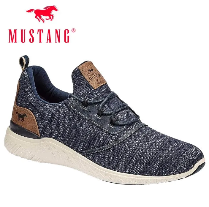 Mustang Mesh Style Chaussures de Course Légères Marine