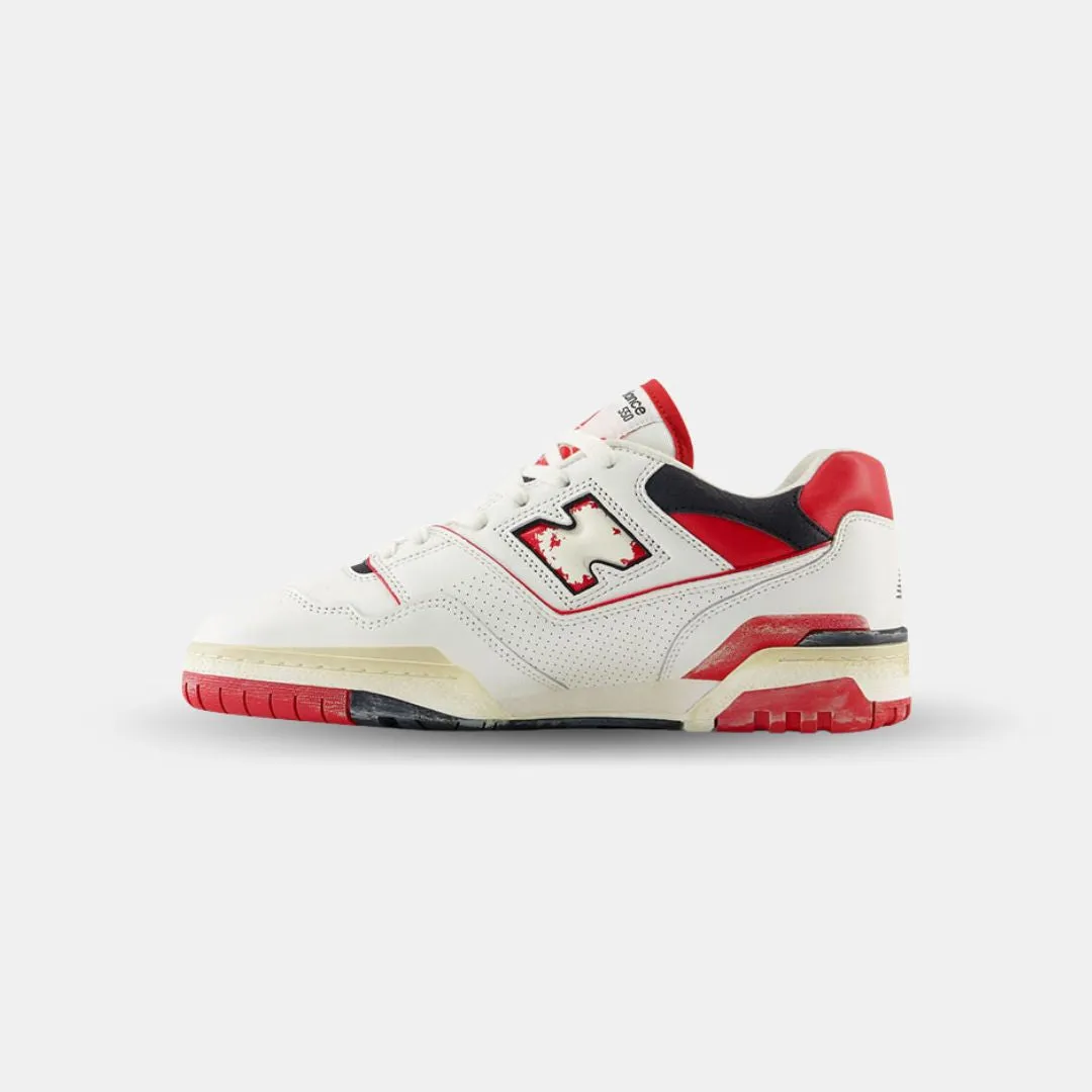 New Balance 550 Sel Marin Équipe Rouge Noir