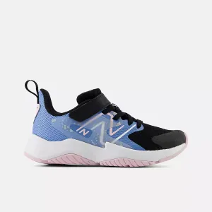 New Balance Chaussure de Sport pour Enfants Noir/Laguna Rave Run V2 A/C