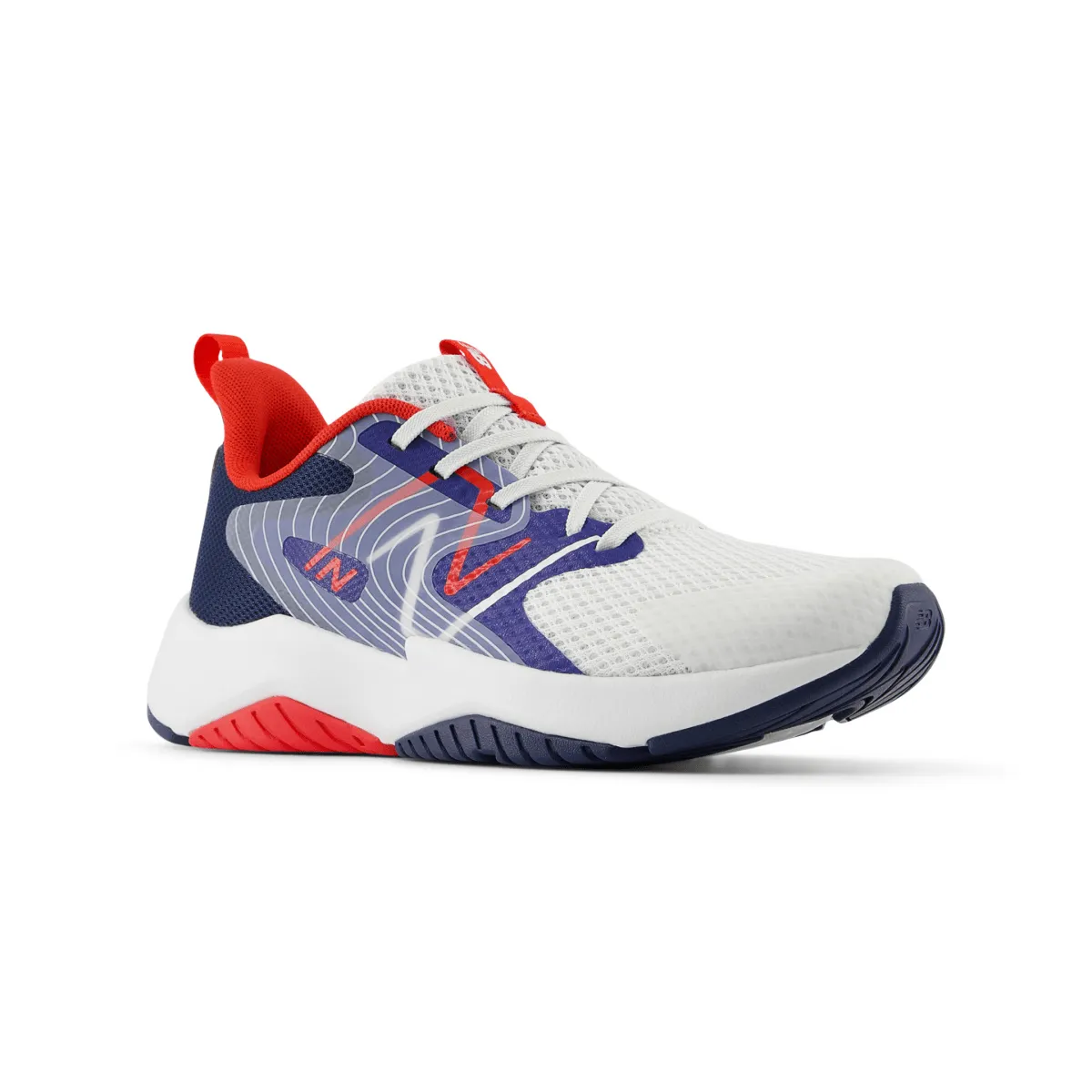 New Balance Enfant (École Primaire) Rave Run v2 GKRAVAM2 Équipe Royal/Blanc/Rouge Vrai