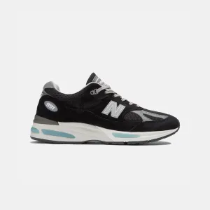 New Balance Fabriqué au Royaume-Uni 991v2 Noir Perle Fumée & Argent