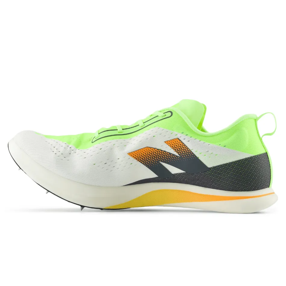 New Balance Chaussures de Course Unisexes FuelCell MD-X V3 en Blanc SS25