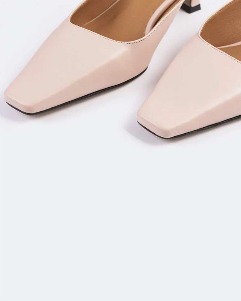 Nostrand Nude en Cuir