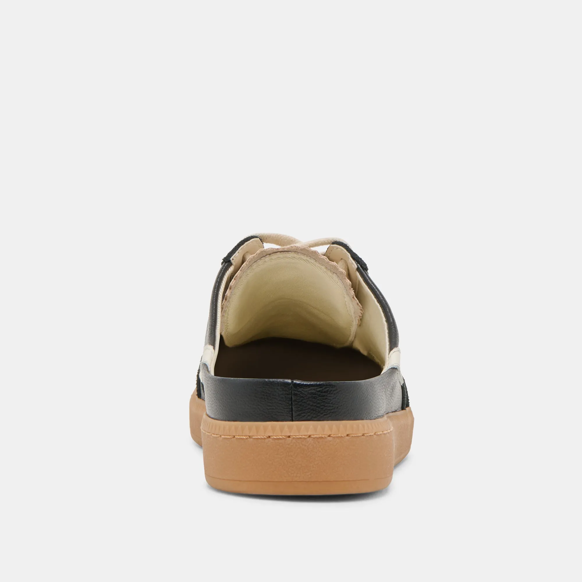 NOTICE SLIDE SNEAKERS CUIR SUÉDÉ NOIR