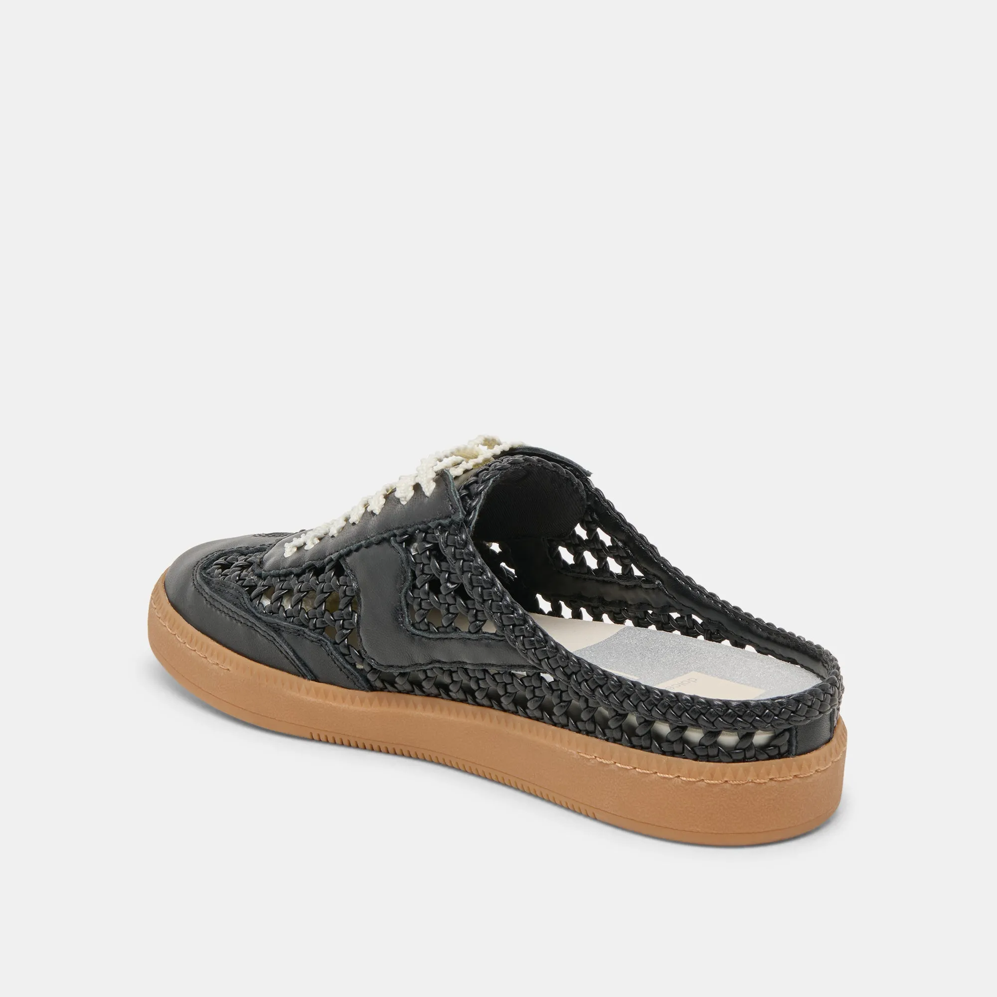 NOTICE SLIDE SNEAKERS TISSÉS NOIR TISSÉ STELLA