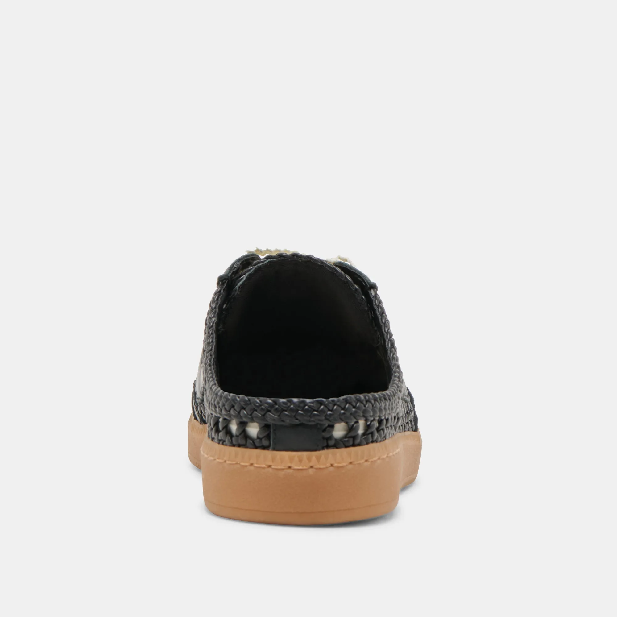NOTICE SLIDE SNEAKERS TISSÉS NOIR TISSÉ STELLA