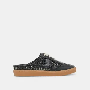 NOTICE SLIDE SNEAKERS TISSÉS NOIR TISSÉ STELLA