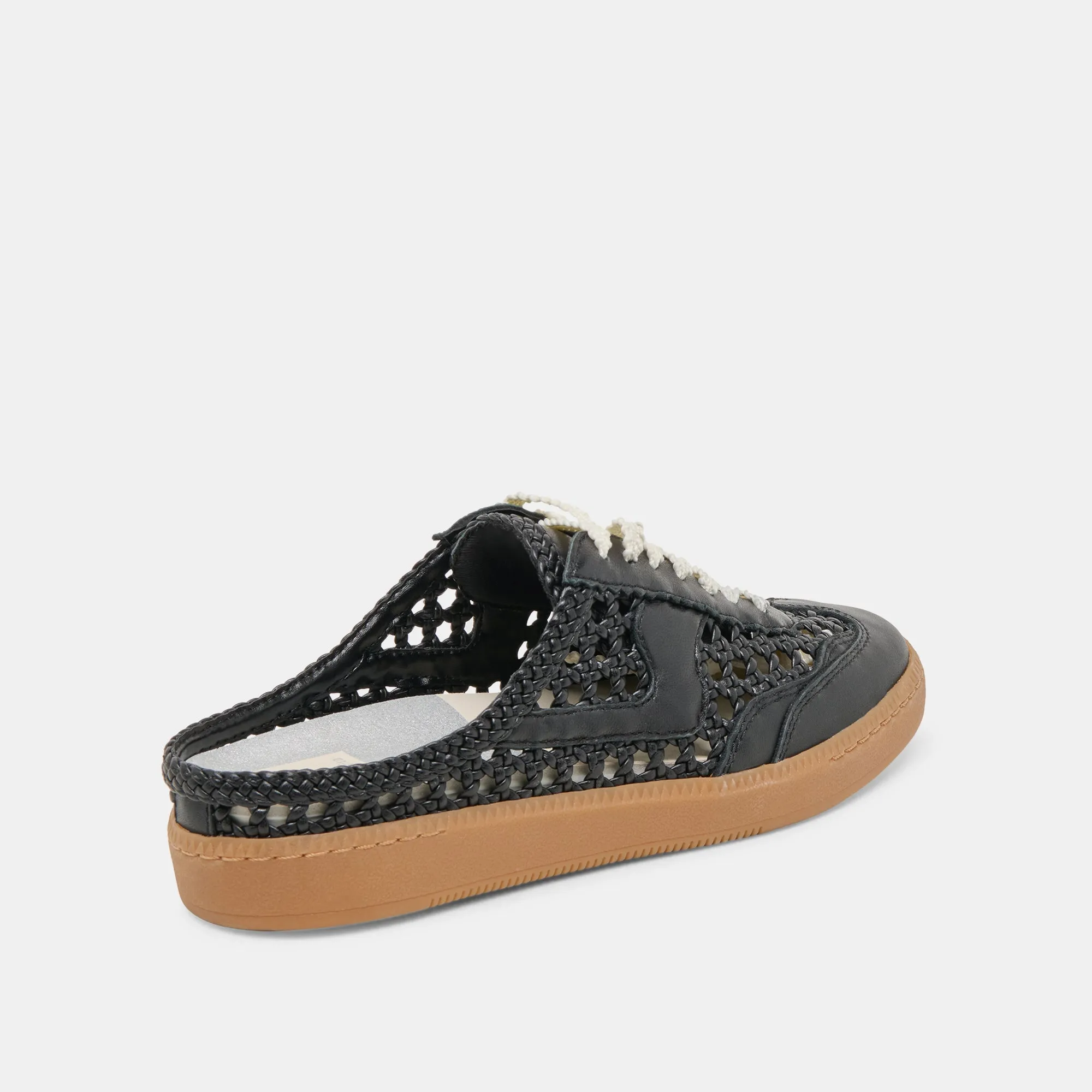 NOTICE SLIDE SNEAKERS TISSÉS NOIR TISSÉ STELLA