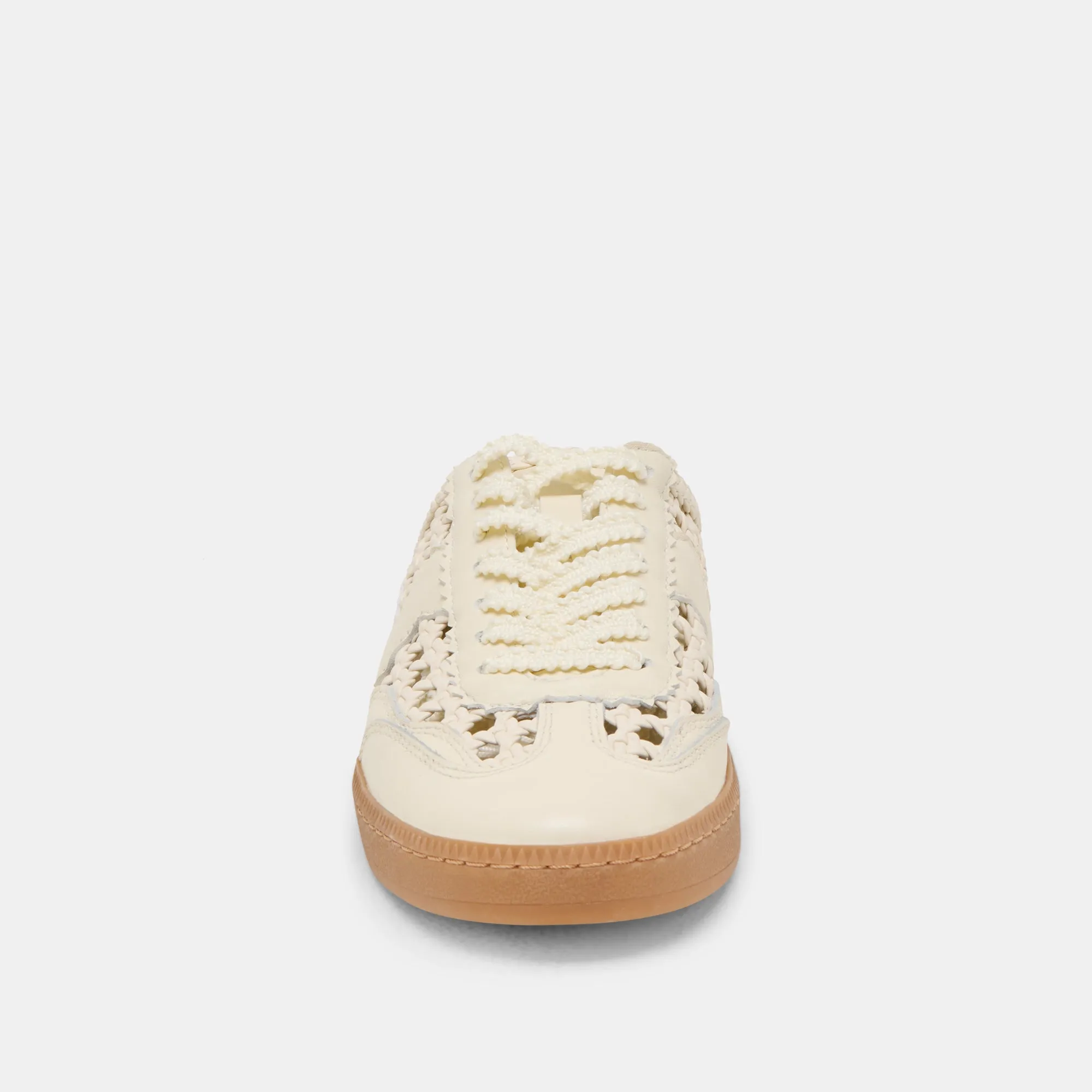 NOTICE SLIDE WOVEN SNEAKERS OFF WHITE TISSÉ STELLA