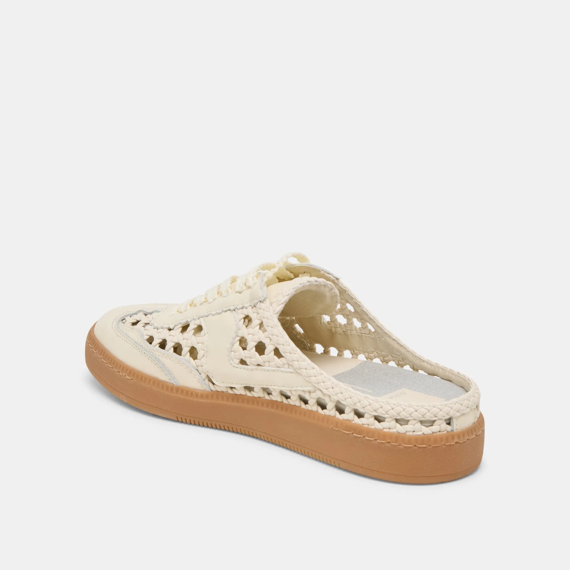 NOTICE SLIDE WOVEN SNEAKERS OFF WHITE TISSÉ STELLA