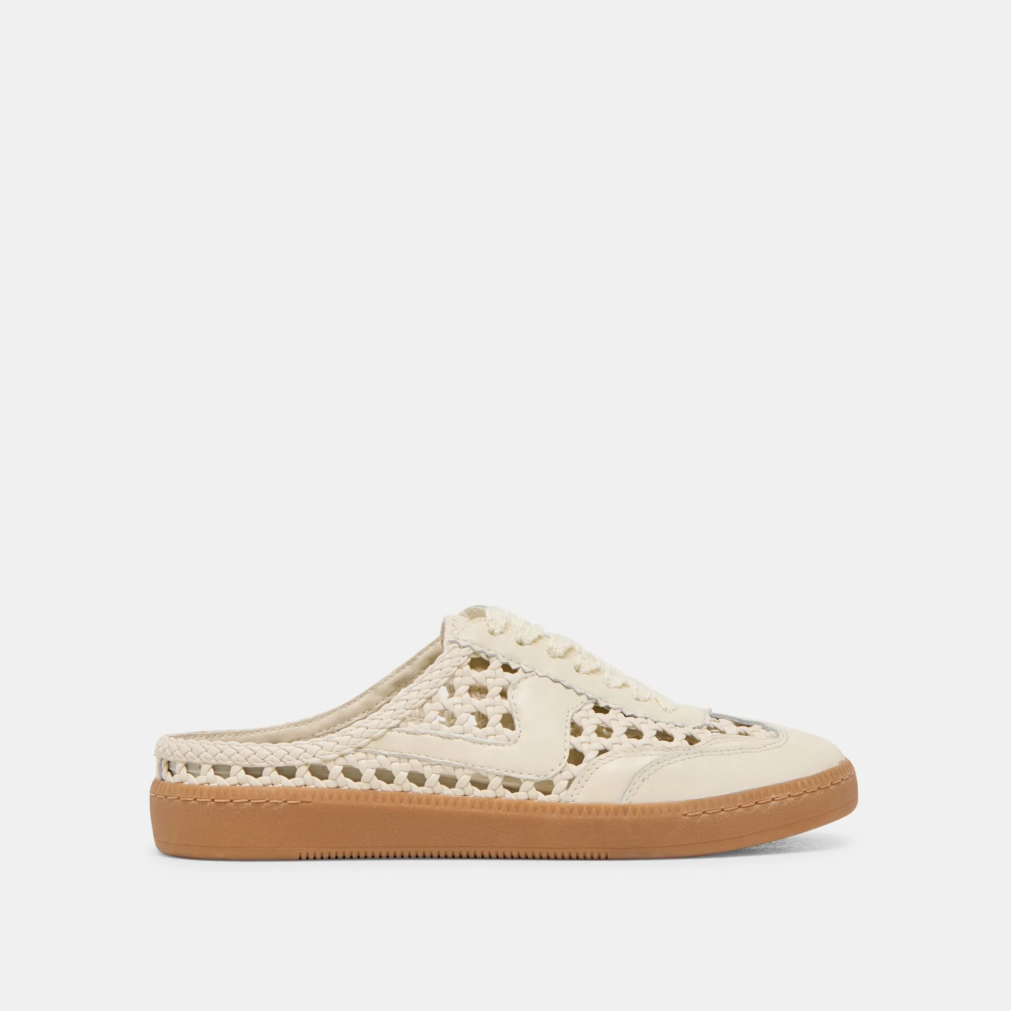 NOTICE SLIDE WOVEN SNEAKERS OFF WHITE TISSÉ STELLA