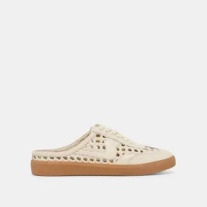 NOTICE SLIDE WOVEN SNEAKERS OFF WHITE TISSÉ STELLA