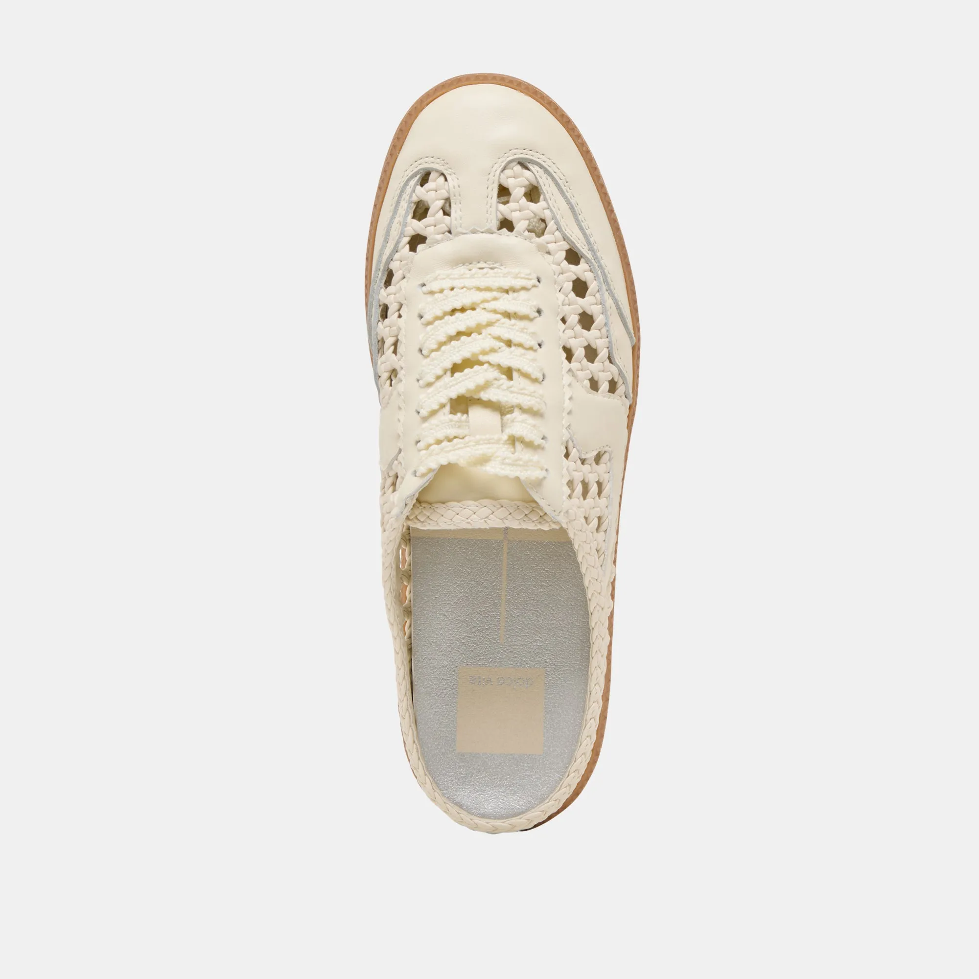 NOTICE SLIDE WOVEN SNEAKERS OFF WHITE TISSÉ STELLA