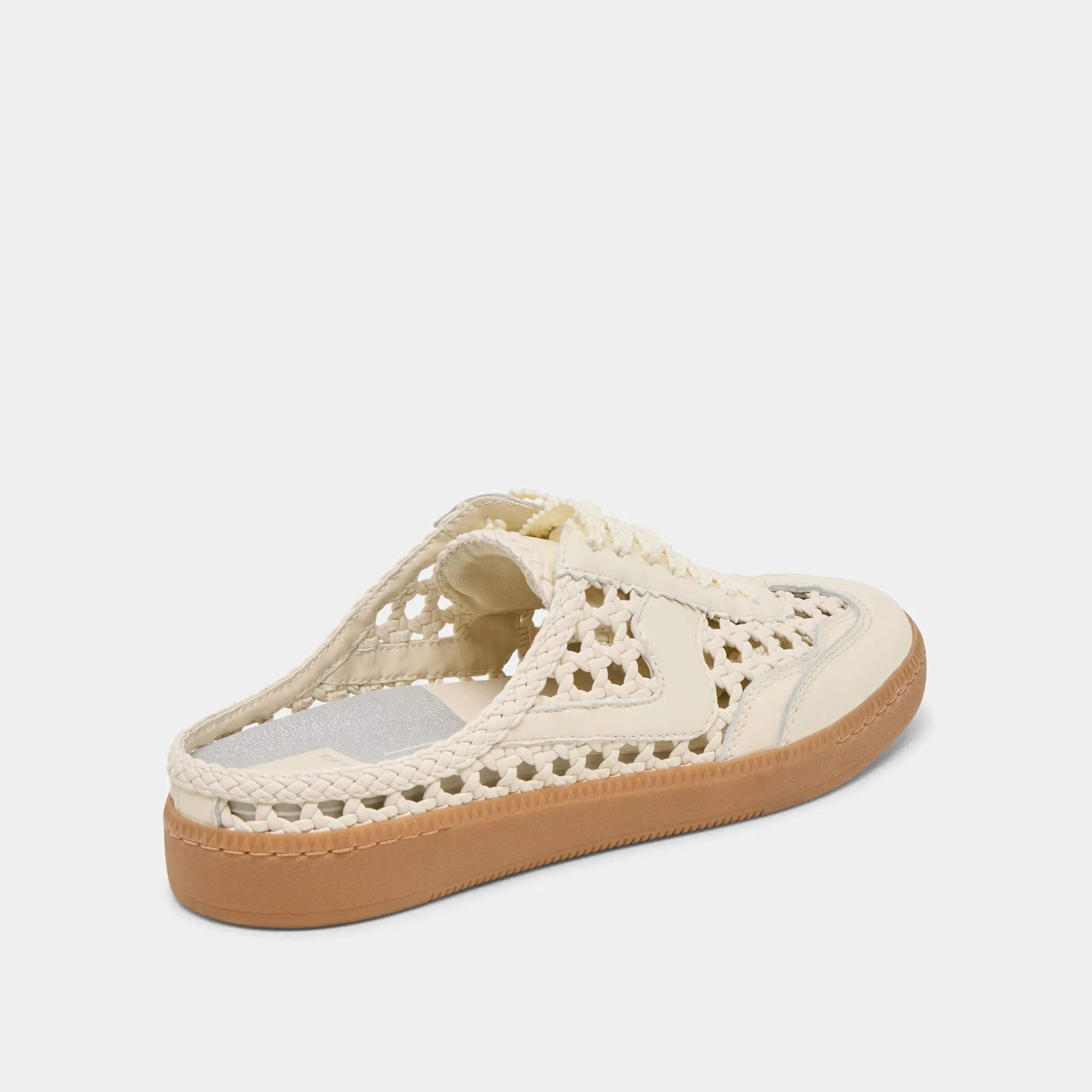 NOTICE SLIDE WOVEN SNEAKERS OFF WHITE TISSÉ STELLA