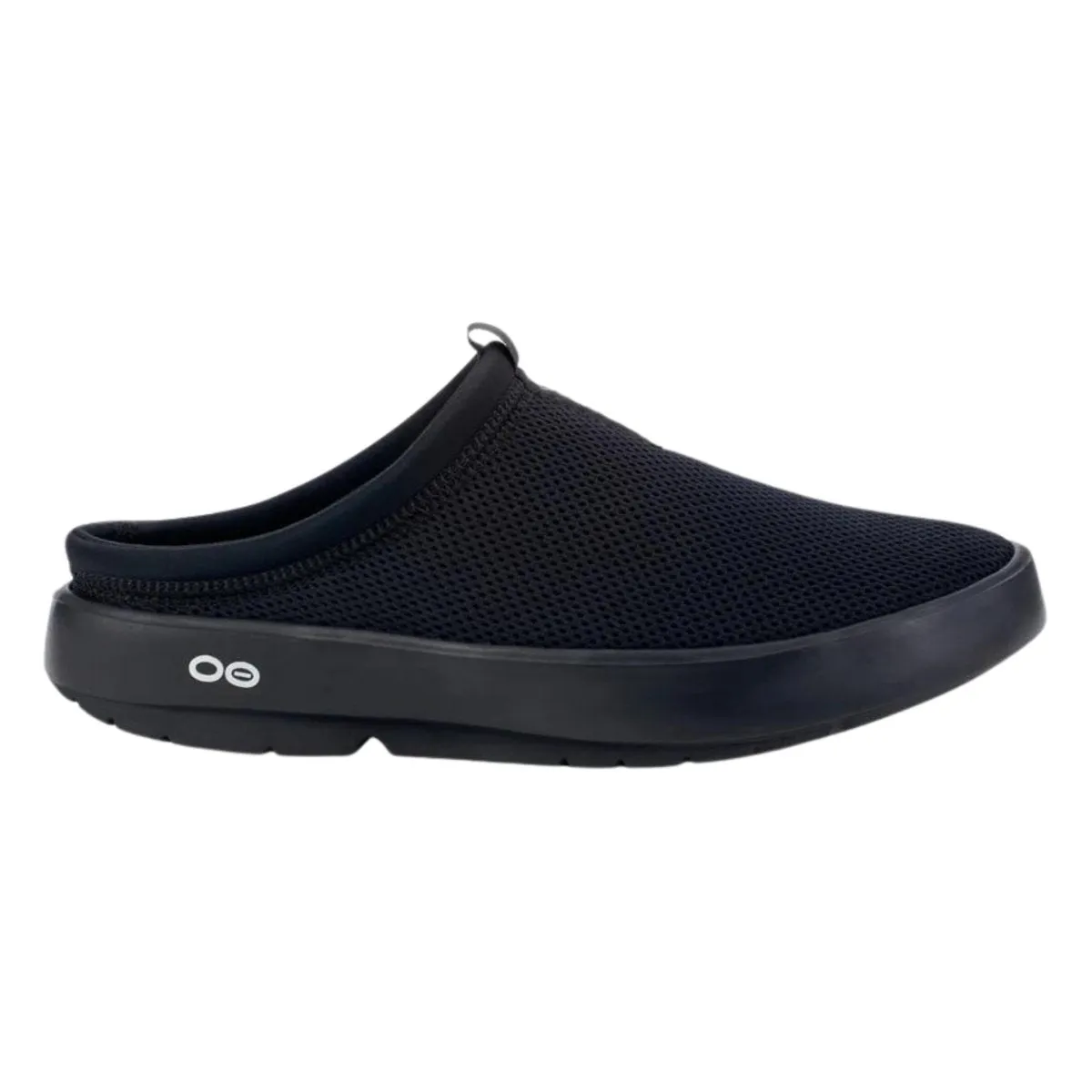 OOFOS OOcoozie Sport Mule pour Hommes en Maille Noire