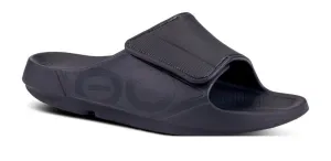 OOFOS OOAHH FLEX SLIDE NOIR MAT