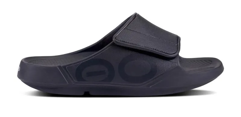 OOFOS OOAHH FLEX SLIDE NOIR MAT