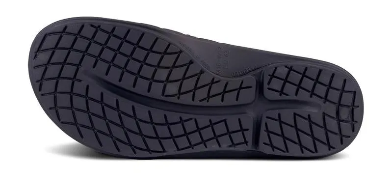 OOFOS OOAHH FLEX SLIDE NOIR MAT