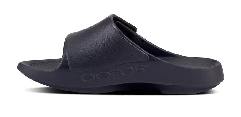 OOFOS OOAHH FLEX SLIDE NOIR MAT