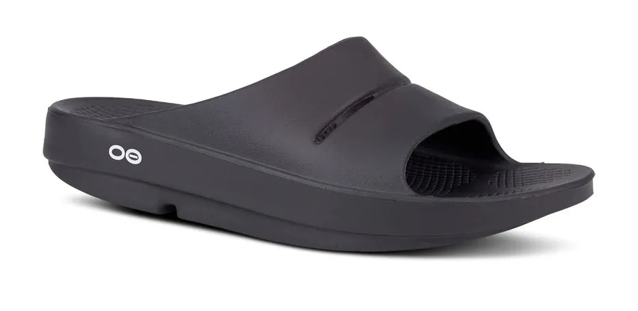 OOFOS OOAHH SLIDE NOIR
