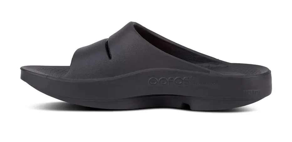OOFOS OOAHH SLIDE NOIR
