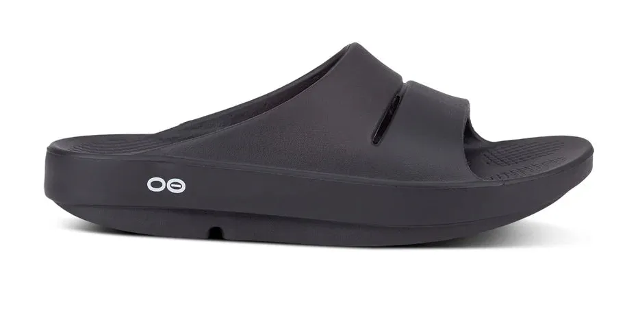 OOFOS OOAHH SLIDE NOIR