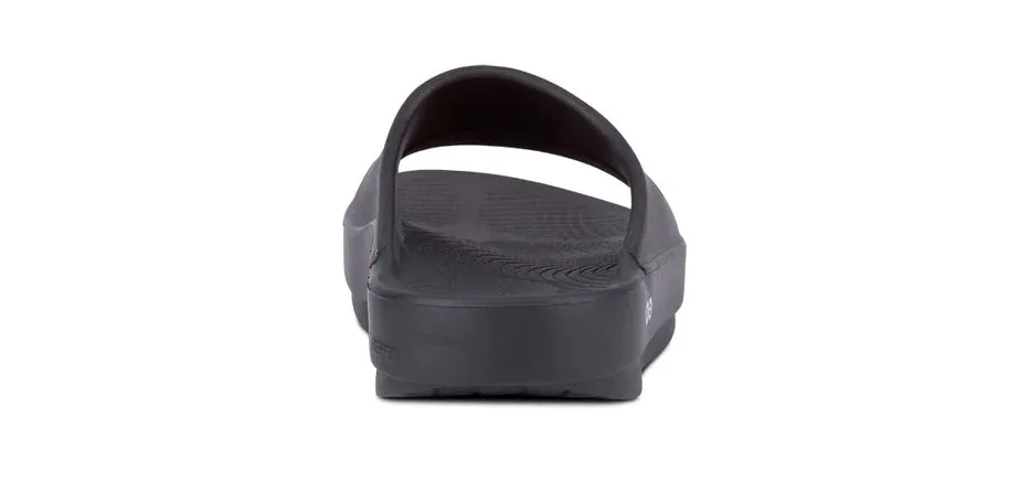 OOFOS OOAHH SLIDE NOIR