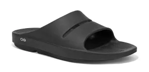 OOFOS Ooahh Slide Sandales à Enfiler Hommes Noir 1100BLK