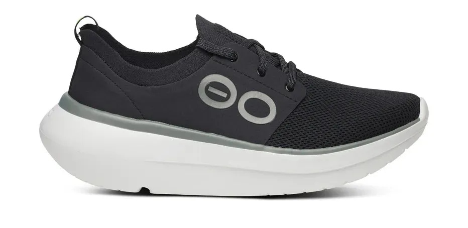 OOFOS OOMY STRIDE POUR HOMME NOIR/BLANC